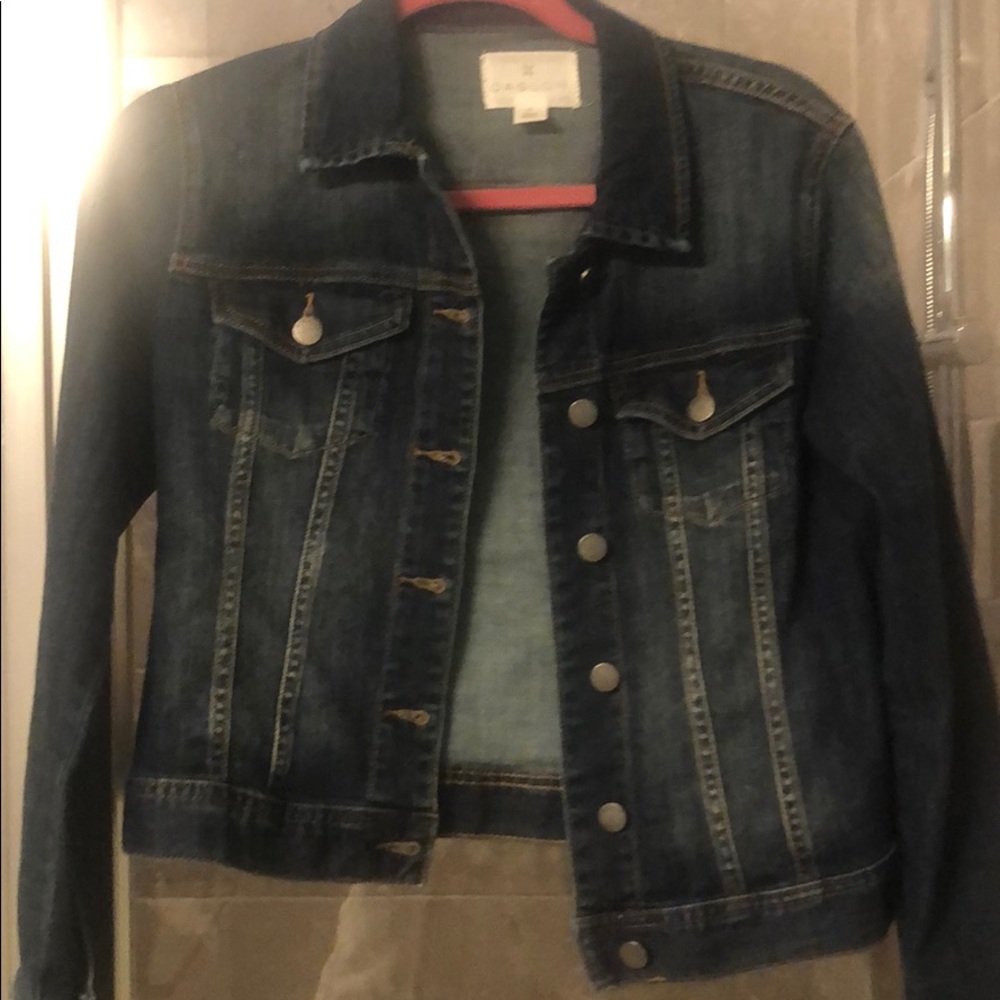 Washed denim jacket - size XS